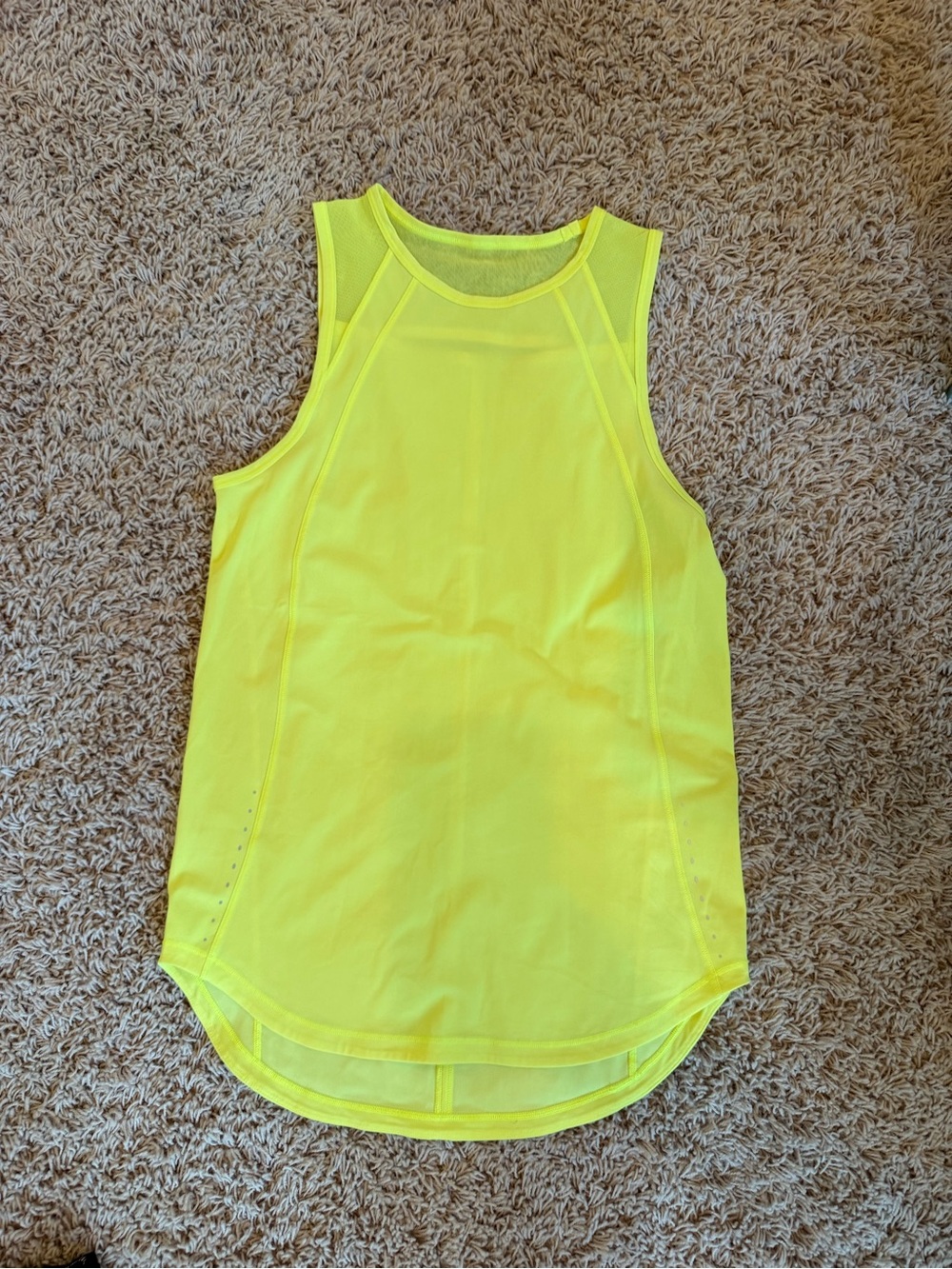 lululemon athletica Neon Yellow Women's Performance Tank
